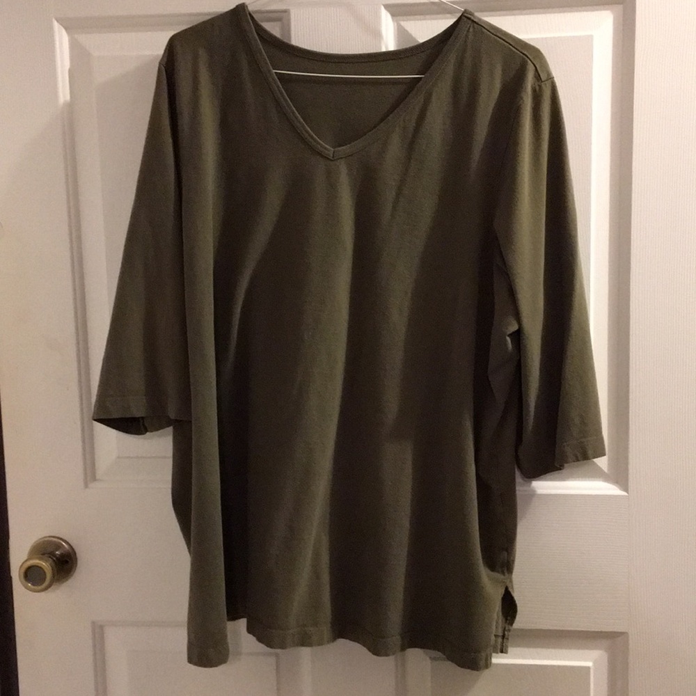 Woman within 2x top